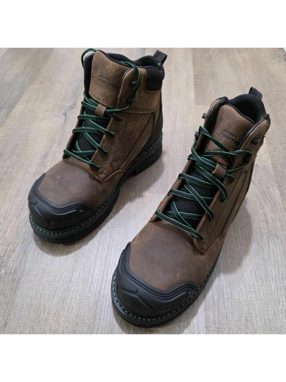 HyTest Men's K23021 Work Boots Size 10 3E Brown Leather EH Safety Toe New No Box